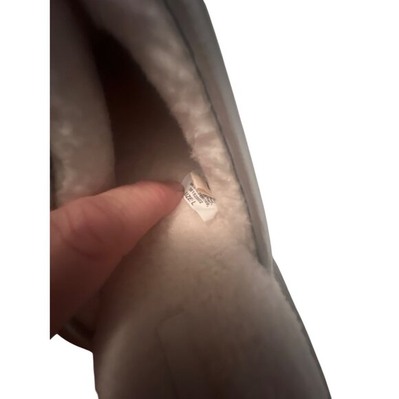 Womens Silver Quilted Platform Slide Slippers Size L 10/11 - Picture 7 of 7